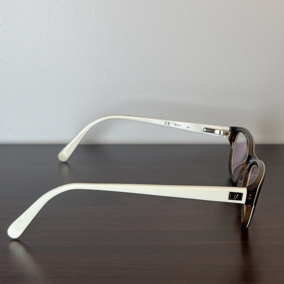 Authentic Diane Von Furstenberg DVF5047 200 Brown/Ivory Eyeglasses‎ 50-17-135 - Picture 4 of 11